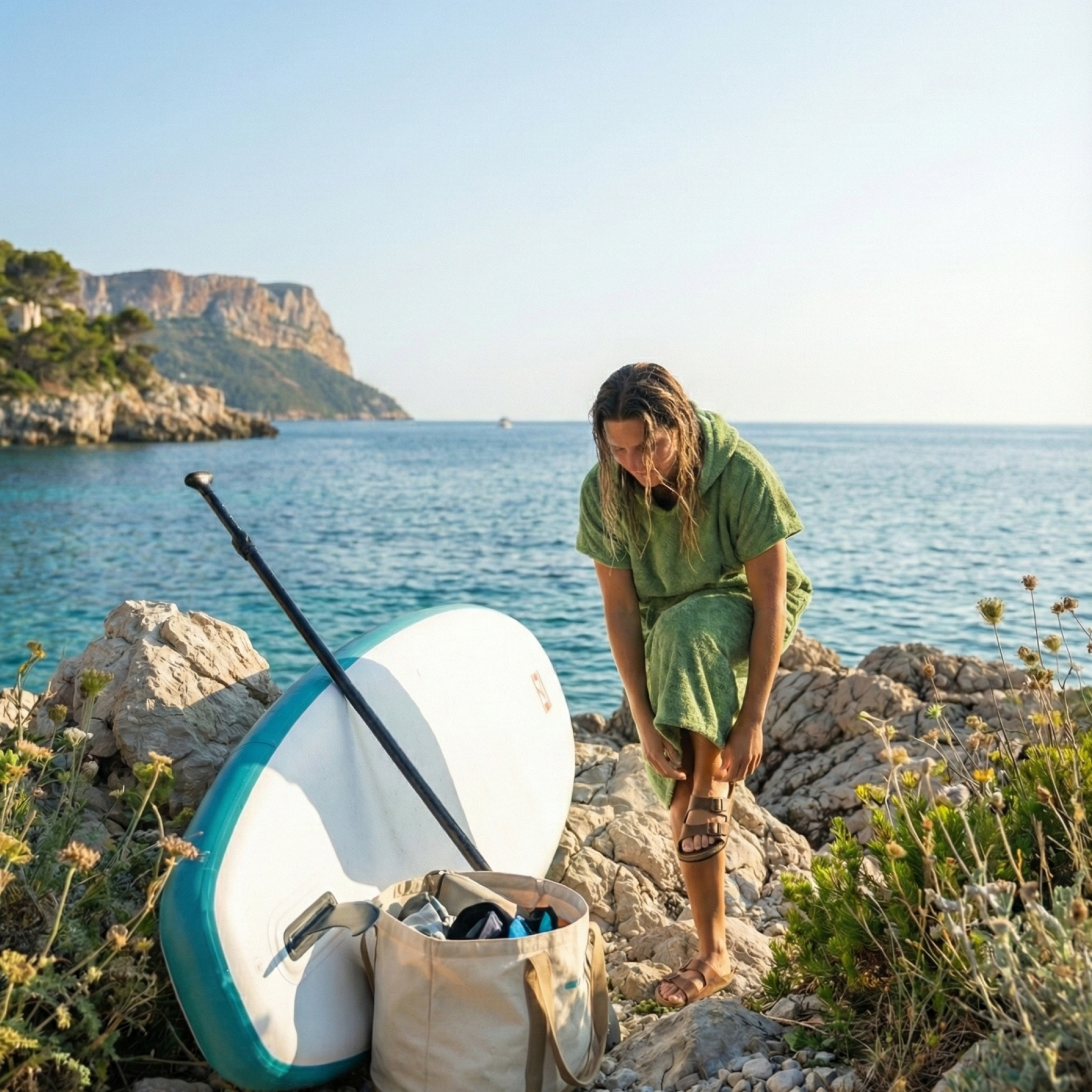 Poncho de bain et sorties sportives improvisées : gérer l’après sans vestiaire