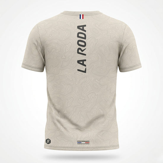 T-SHIRT RUNNING HOMME - RELIEF SABLE