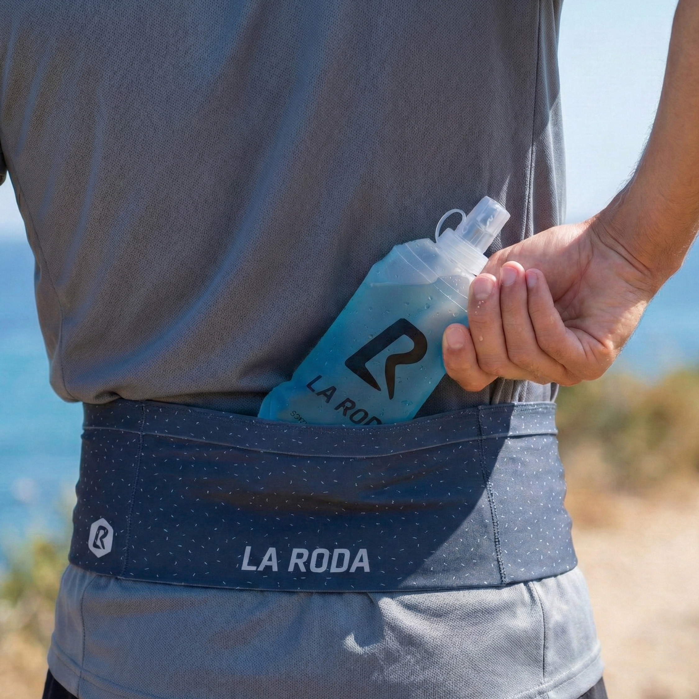 Ceinture running Homme - Gris