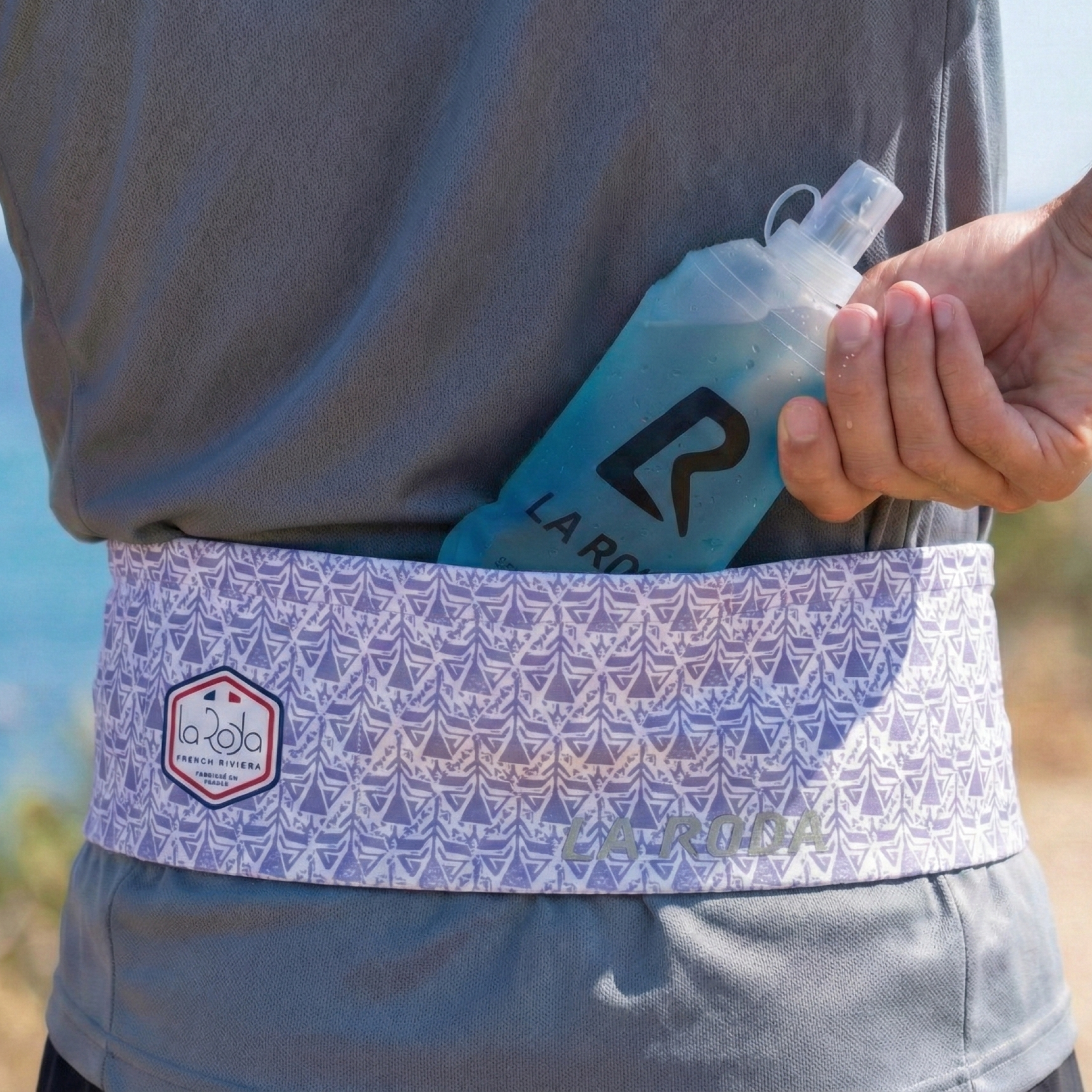 Ceinture running Homme - Lavande