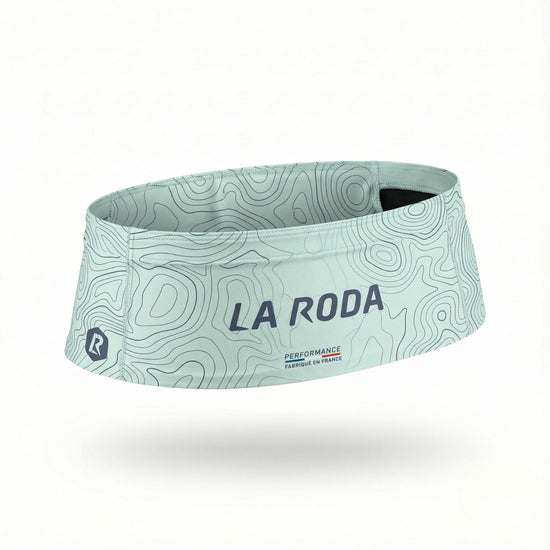 Ceinture running Femme - Relief Bleu Ciel