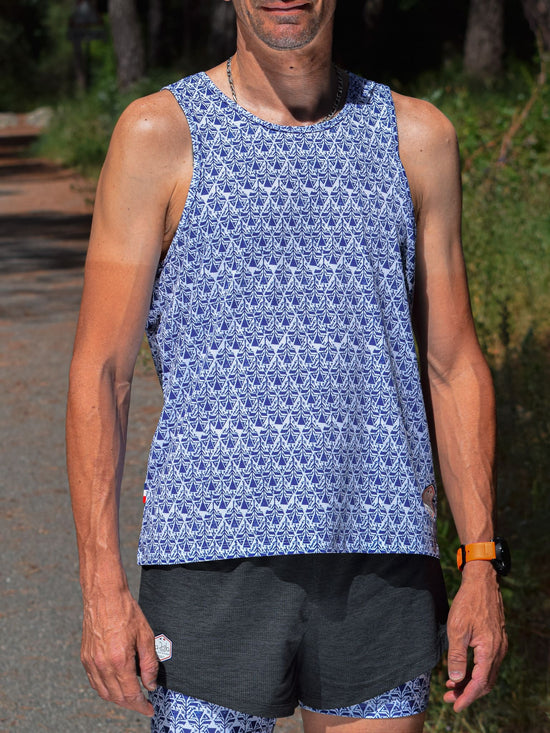 Débardeur Running - Grimaldi - Bleu marine