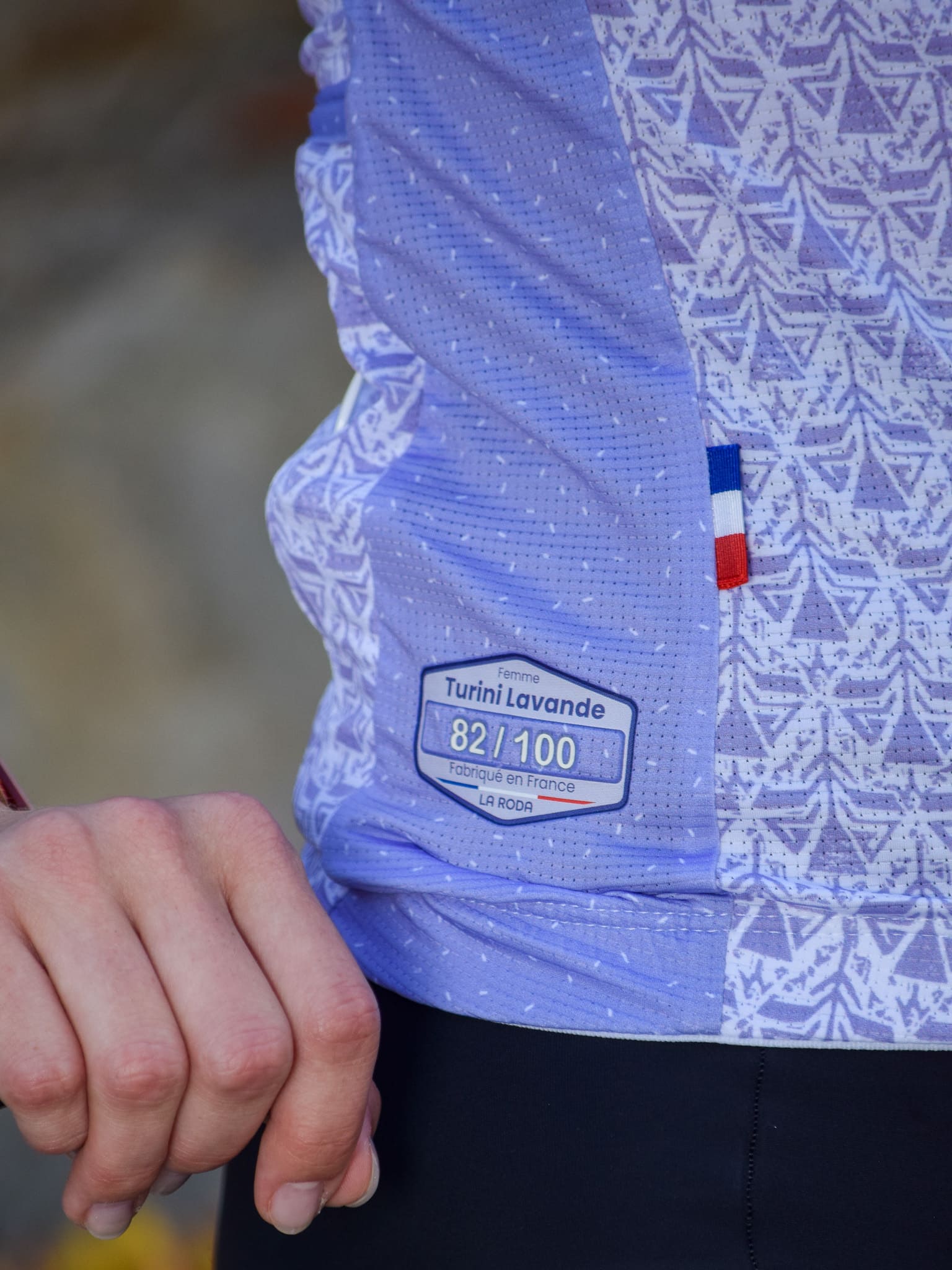 haut vélo la roda fabriqué en france lavande série limité