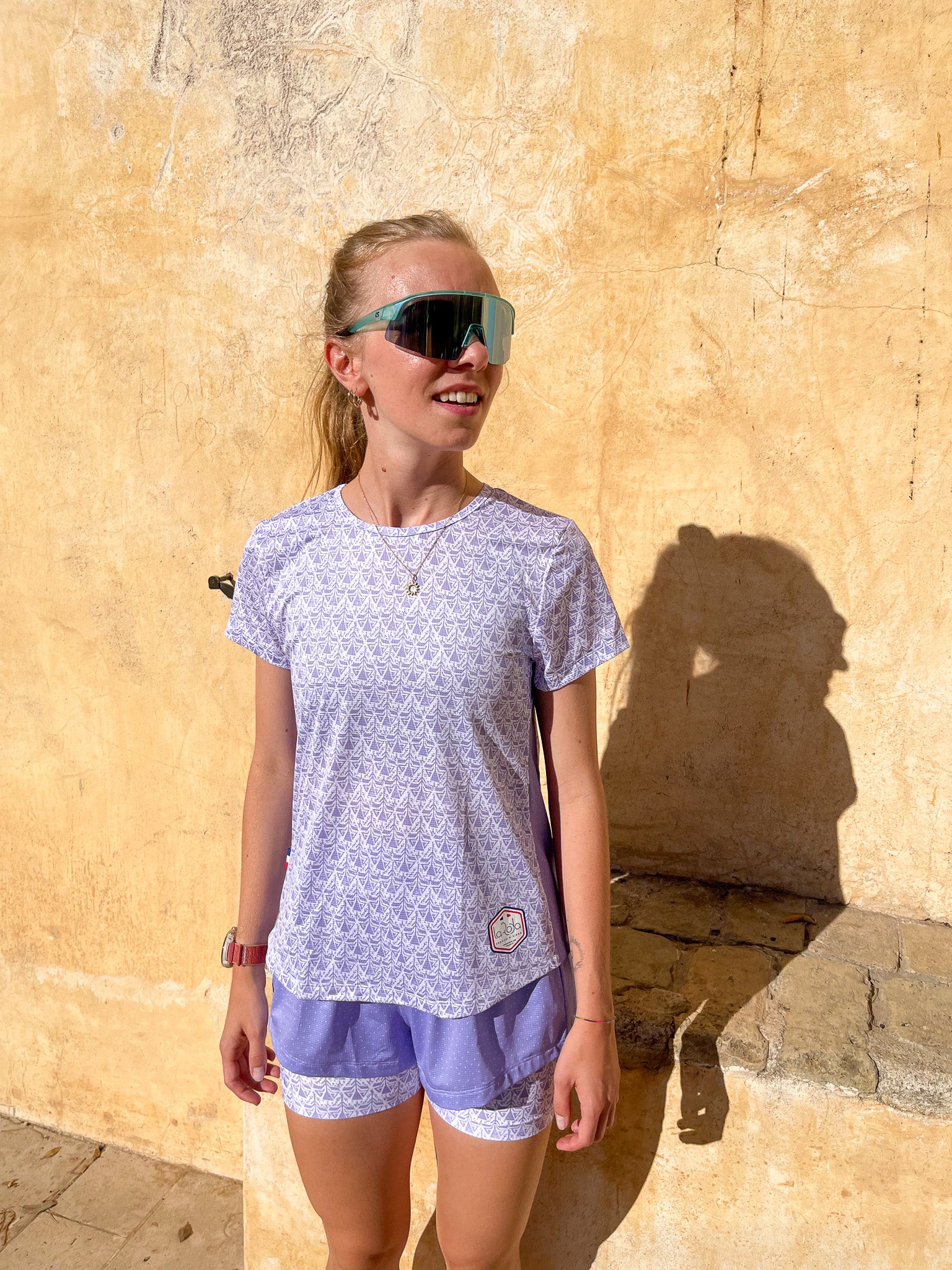 T-shirt running femme - La Prom' - Lavande