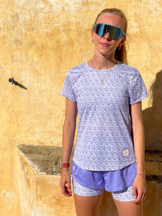 T-shirt running femme - La Prom' - Lavande