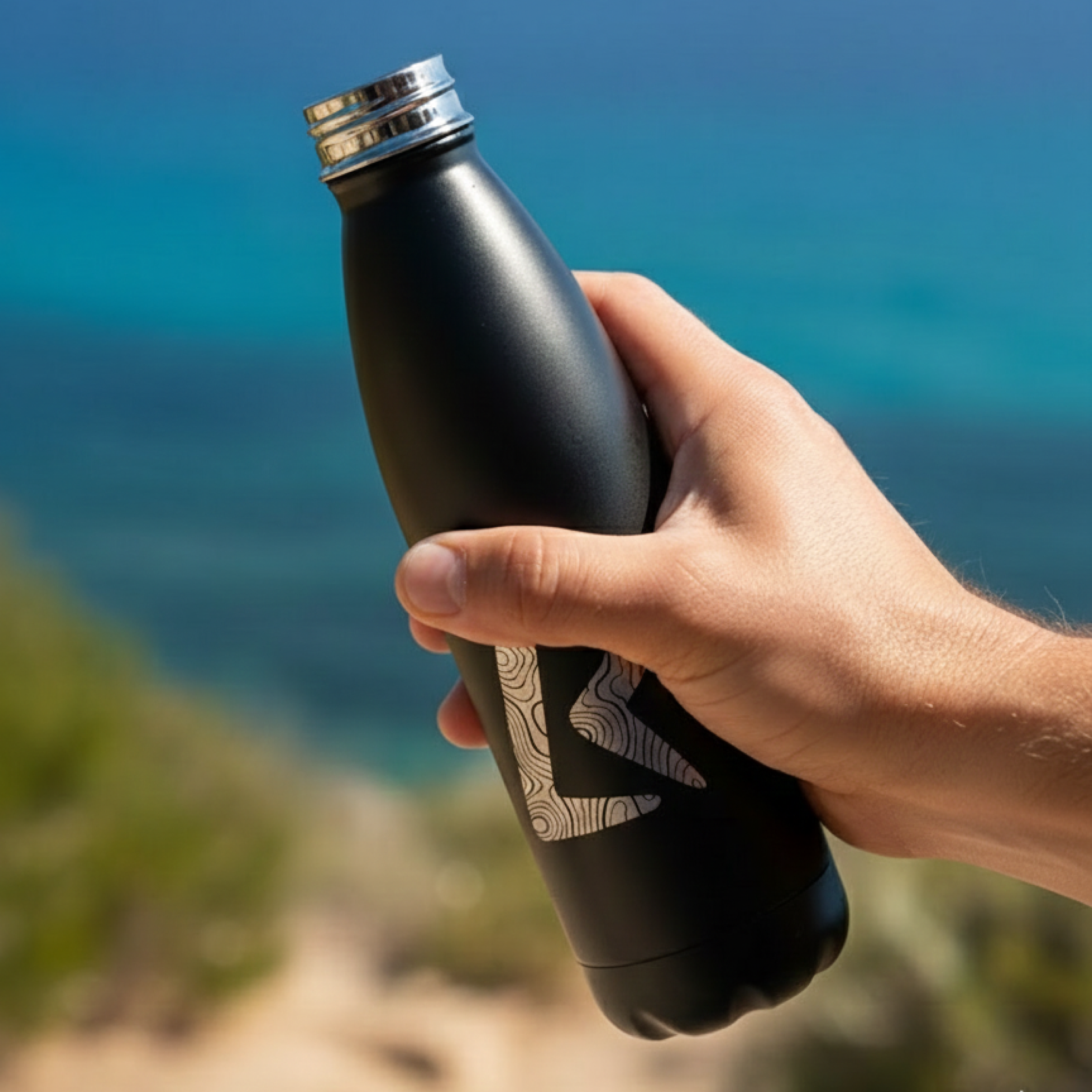 Gourde isotherme La Roda - Noire - 750 ML