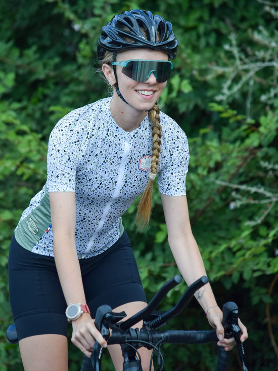 Maillot vélo femme - Madone - Vert Olive