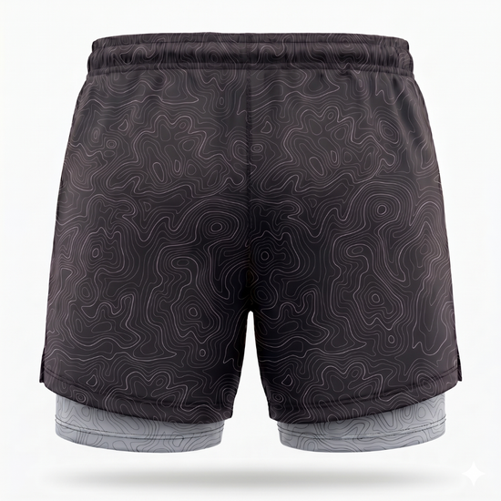 SHORT RUNNING HOMME - RELIEF NOIR