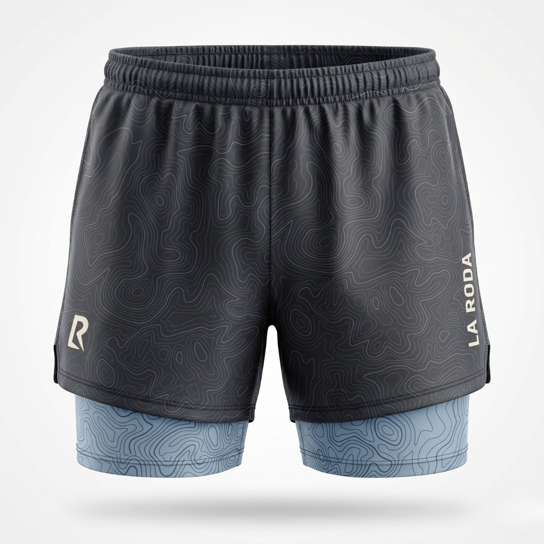 SHORT RUNNING HOMME - RELIEF NOIR