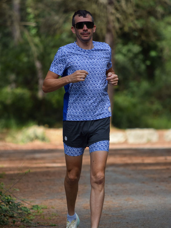 T-shirt running homme - La Prom' - bleu marine