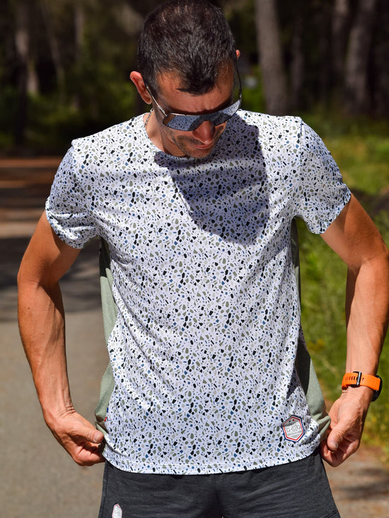 T-shirt running homme - La Prom'- Vert Olive