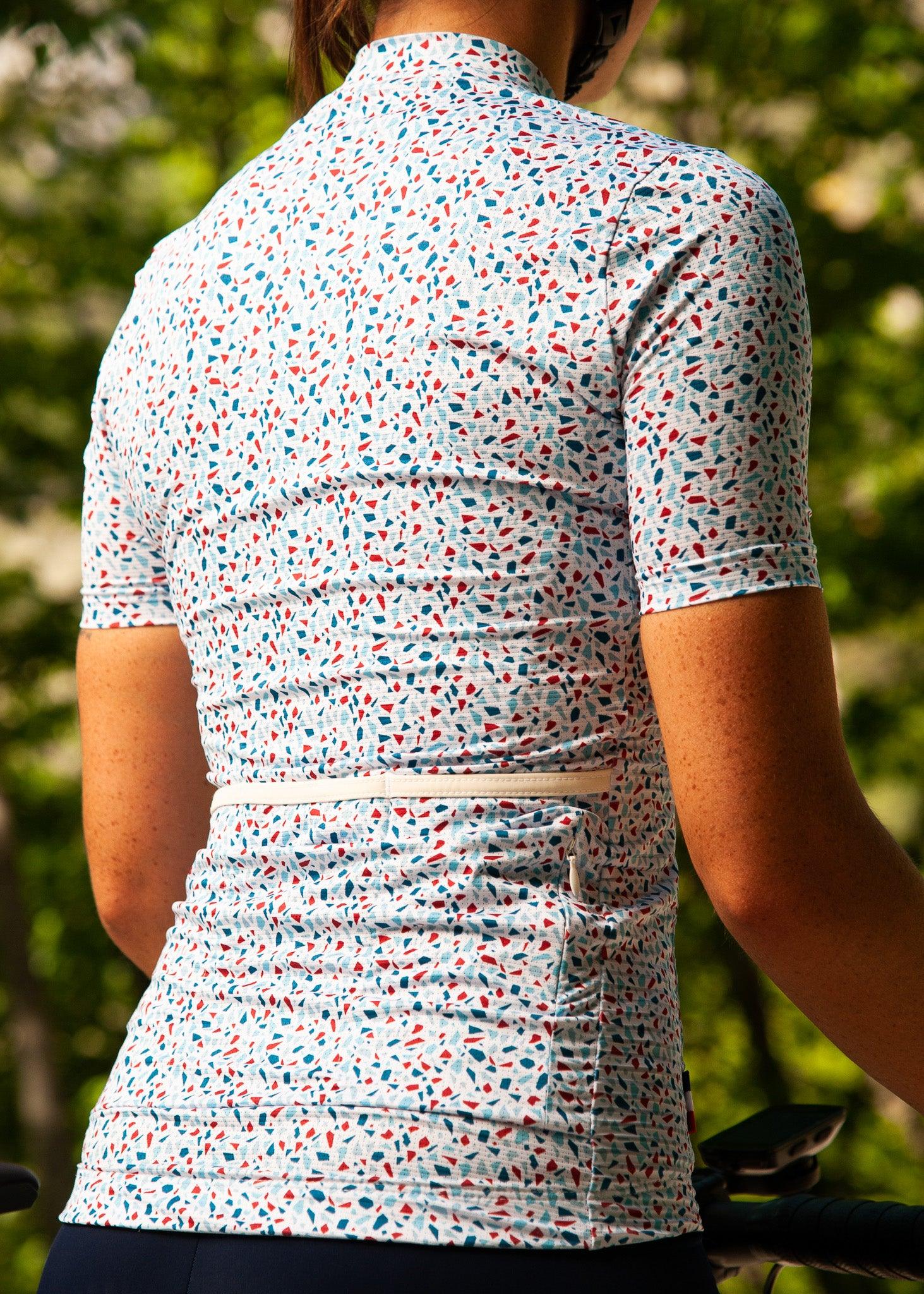 Poche zippée d'un maillot de vélo  léger  femme  la roda