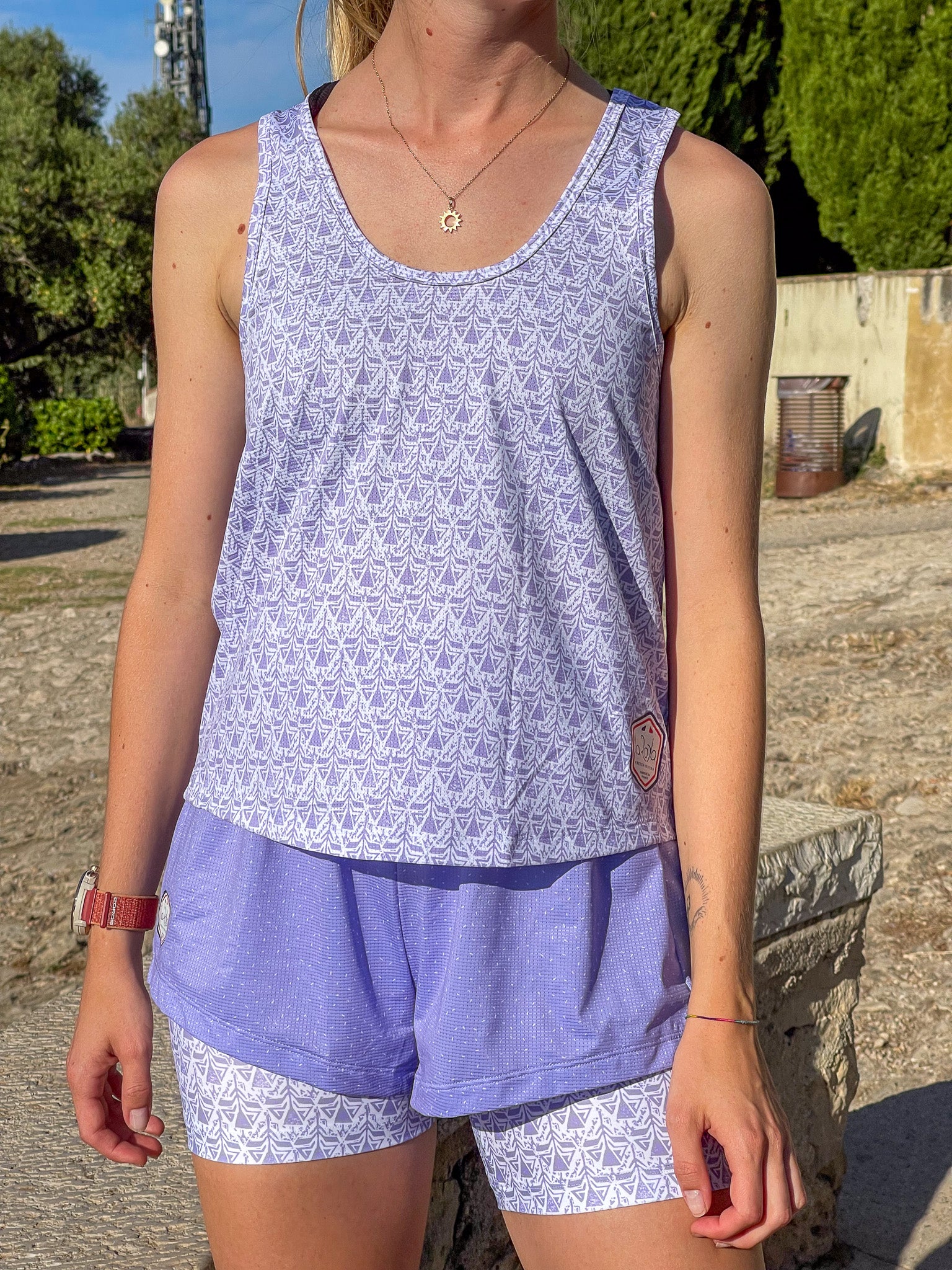 Short running femme - Rossetti - Lavande