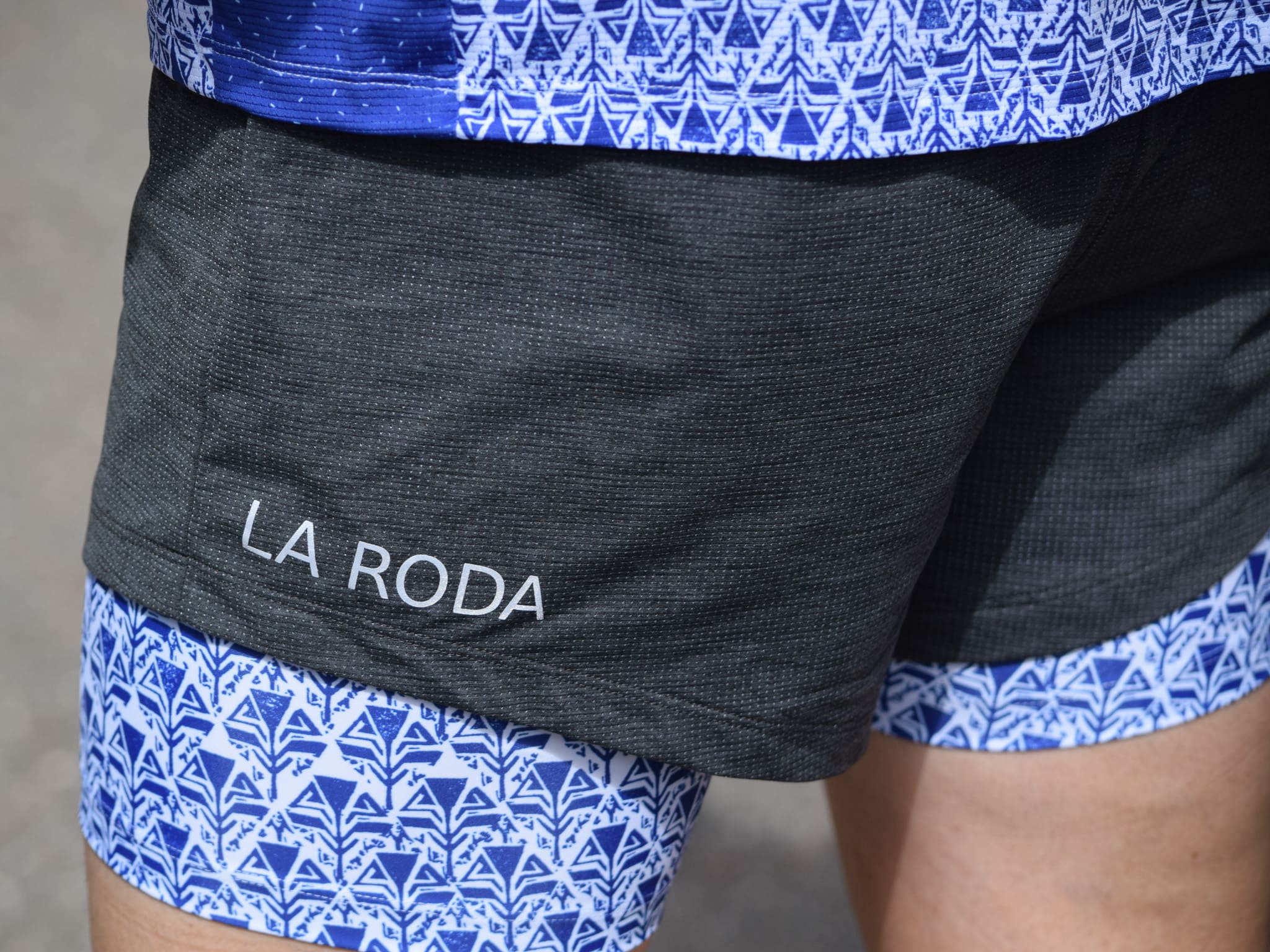 short running homme fabrique en France de la roda French riviera bleu Rossetti