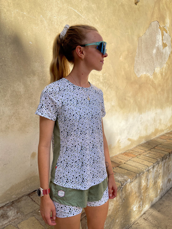 T-shirt running femme - La Prom' - Vert Olive