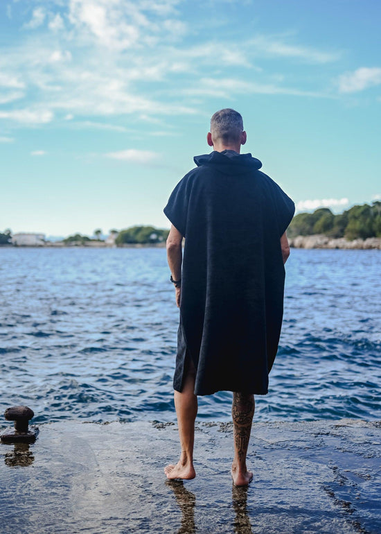 Poncho Adulte - Noir