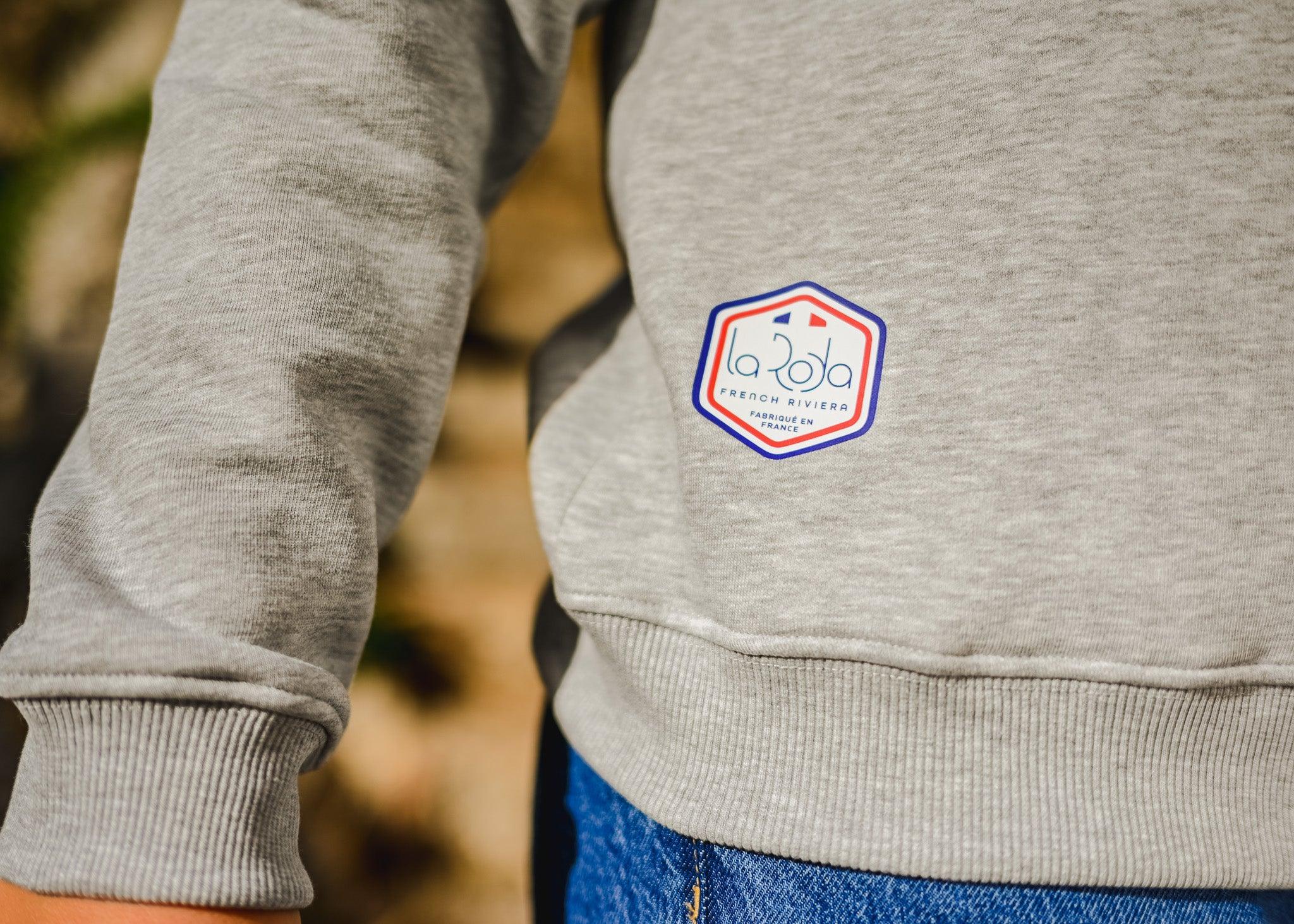 Pull femme - Gris chiné - La Roda French Riviera