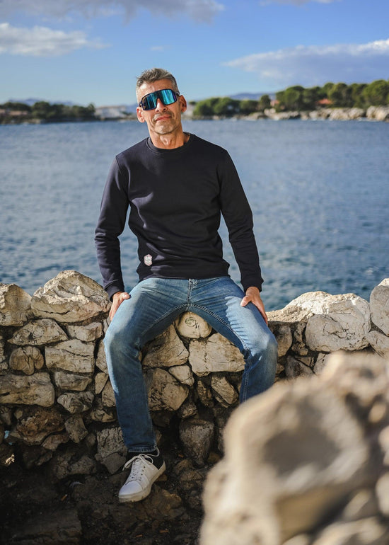 Pull homme - Bleu marine