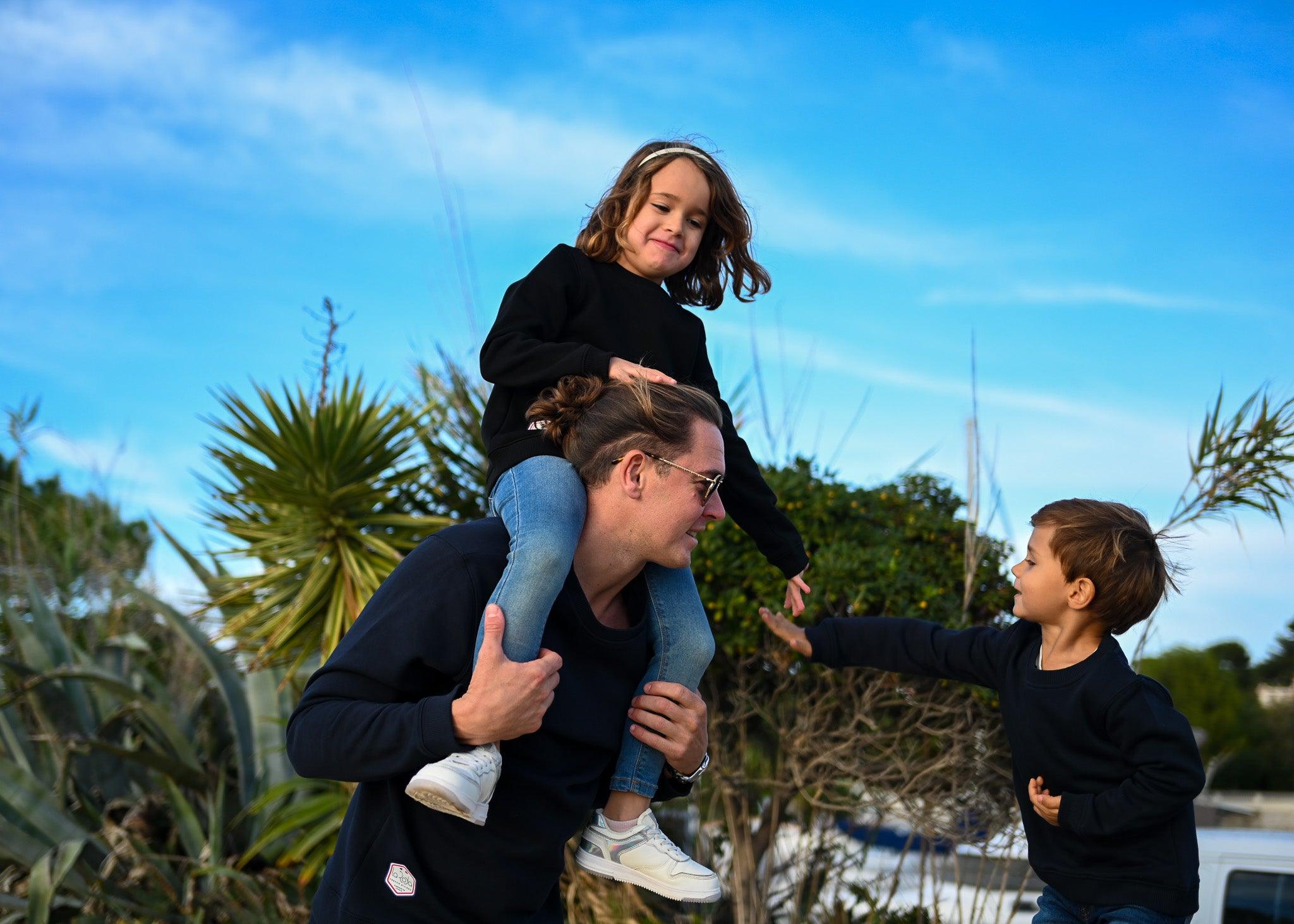 Pull enfant - Noir - La Roda French Riviera