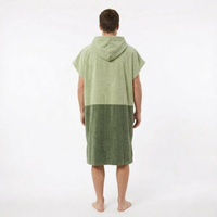 Poncho Adulte - Vert Bicolore