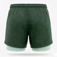SHORT RUNNING FEMME - RELIEF VERT