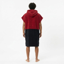 Poncho Adulte - Rouge-noir