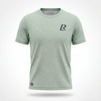 T-SHIRT RUNNING HOMME - RELIEF VERT