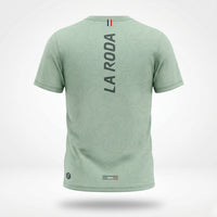 T-SHIRT RUNNING HOMME - RELIEF VERT