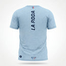 T-SHIRT RUNNING HOMME - RELIEF BLEU CIEL