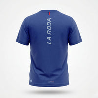 T-SHIRT RUNNING HOMME - RELIEF BLEU MARINE