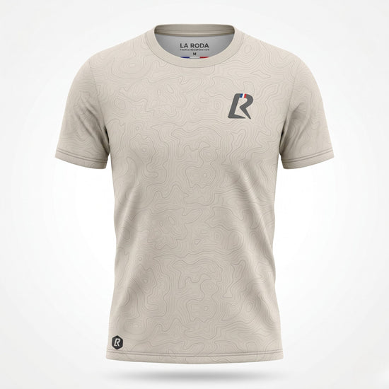 T-SHIRT RUNNING HOMME - RELIEF SABLE