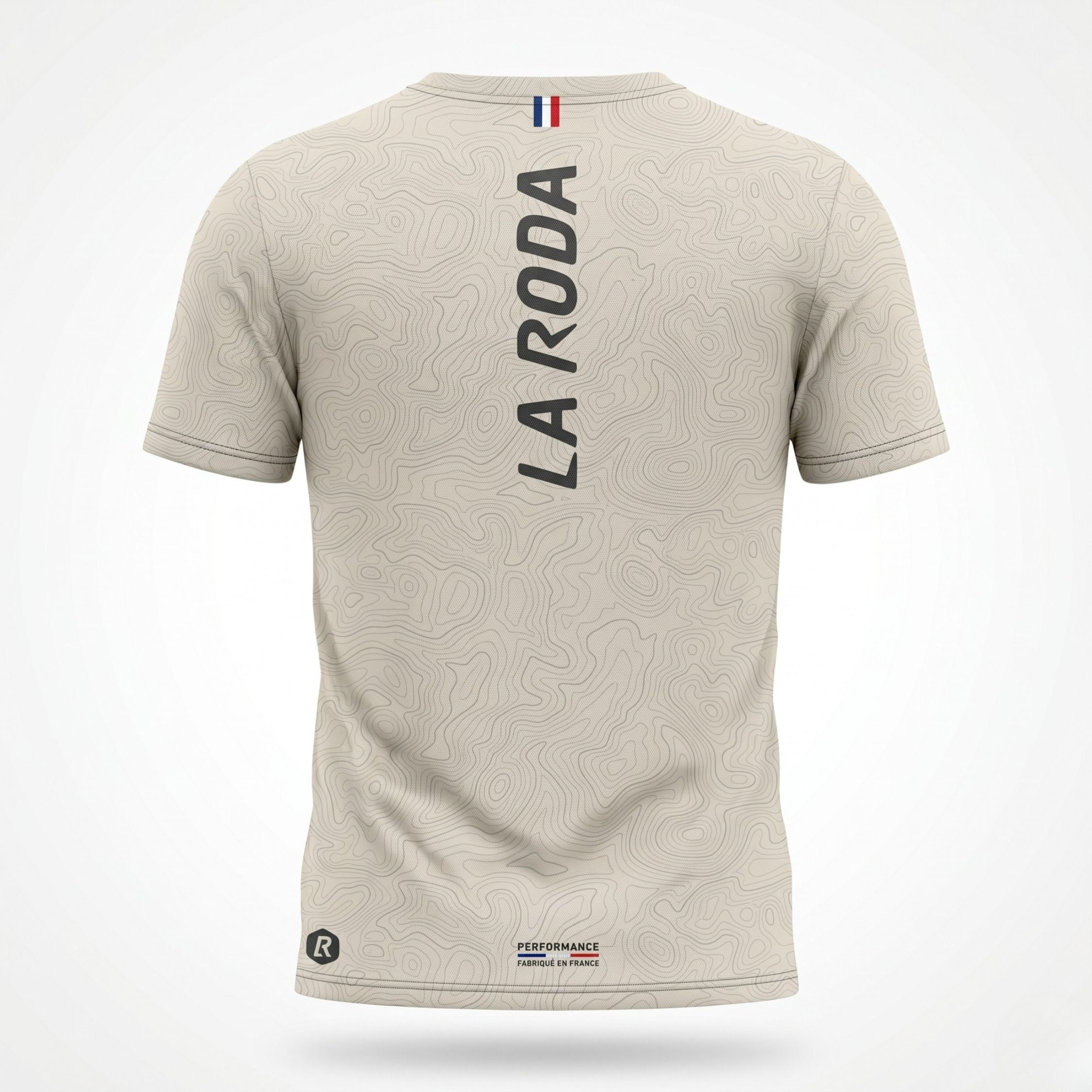 T-SHIRT RUNNING HOMME - RELIEF SABLE