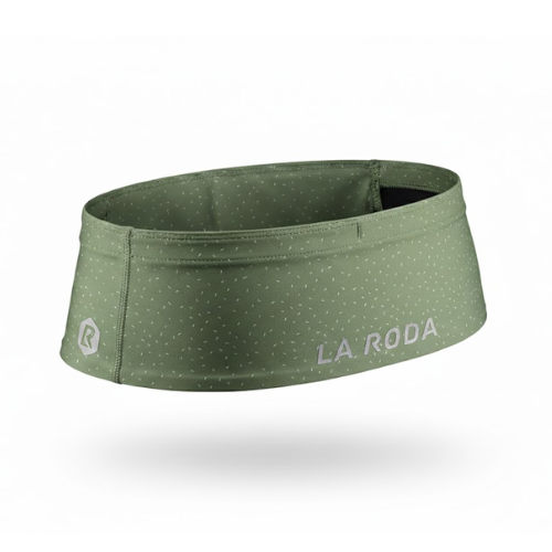 Ceinture running Femme - Kaki / Blanc