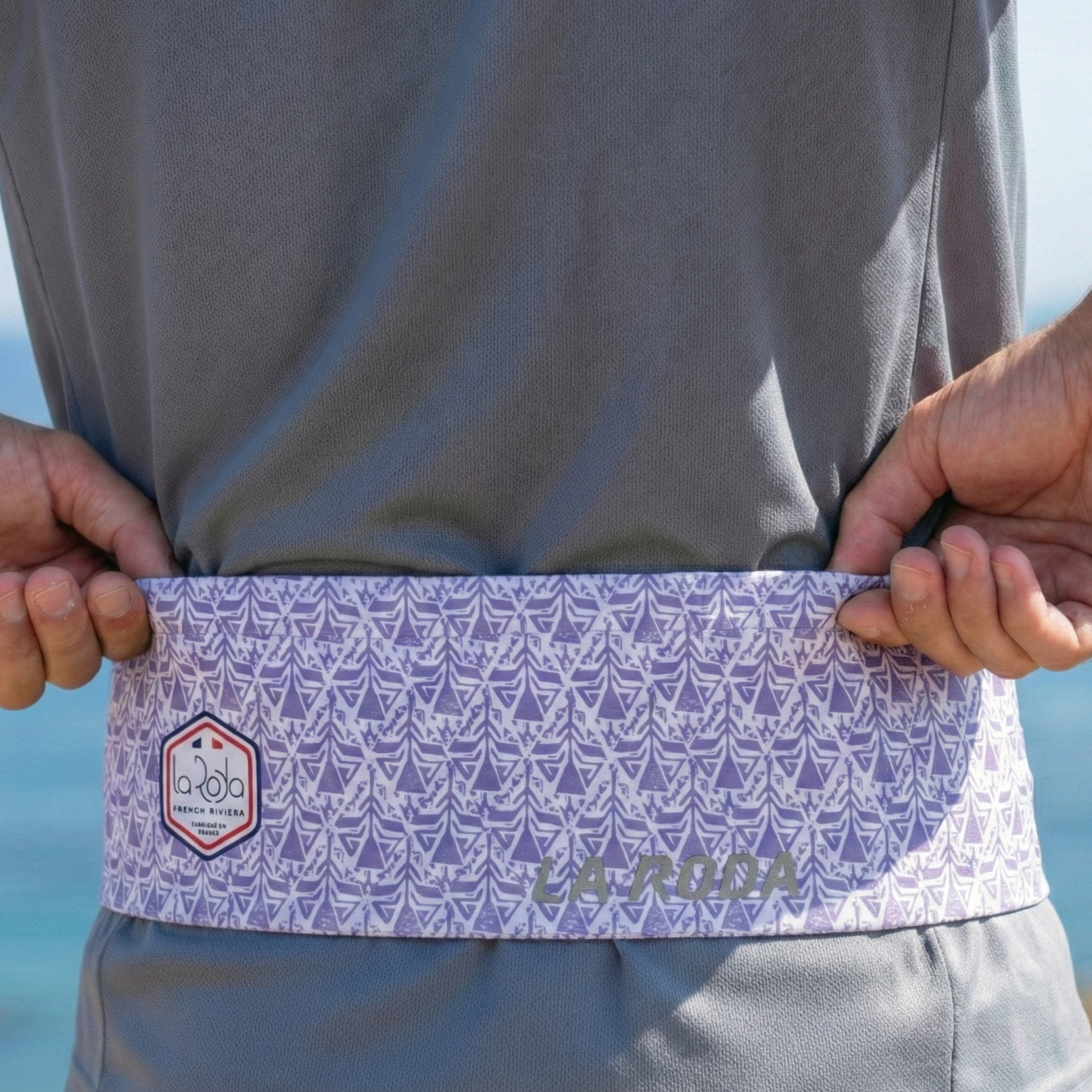 Ceinture running Homme - Lavande