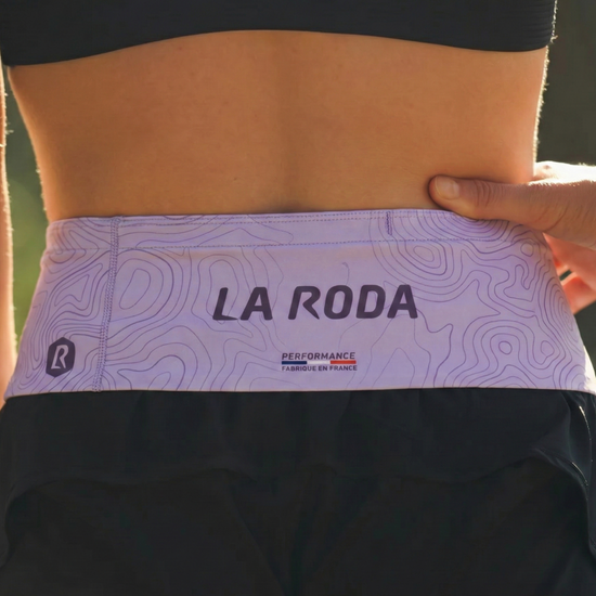 Ceinture running Femme - Relief Lavande