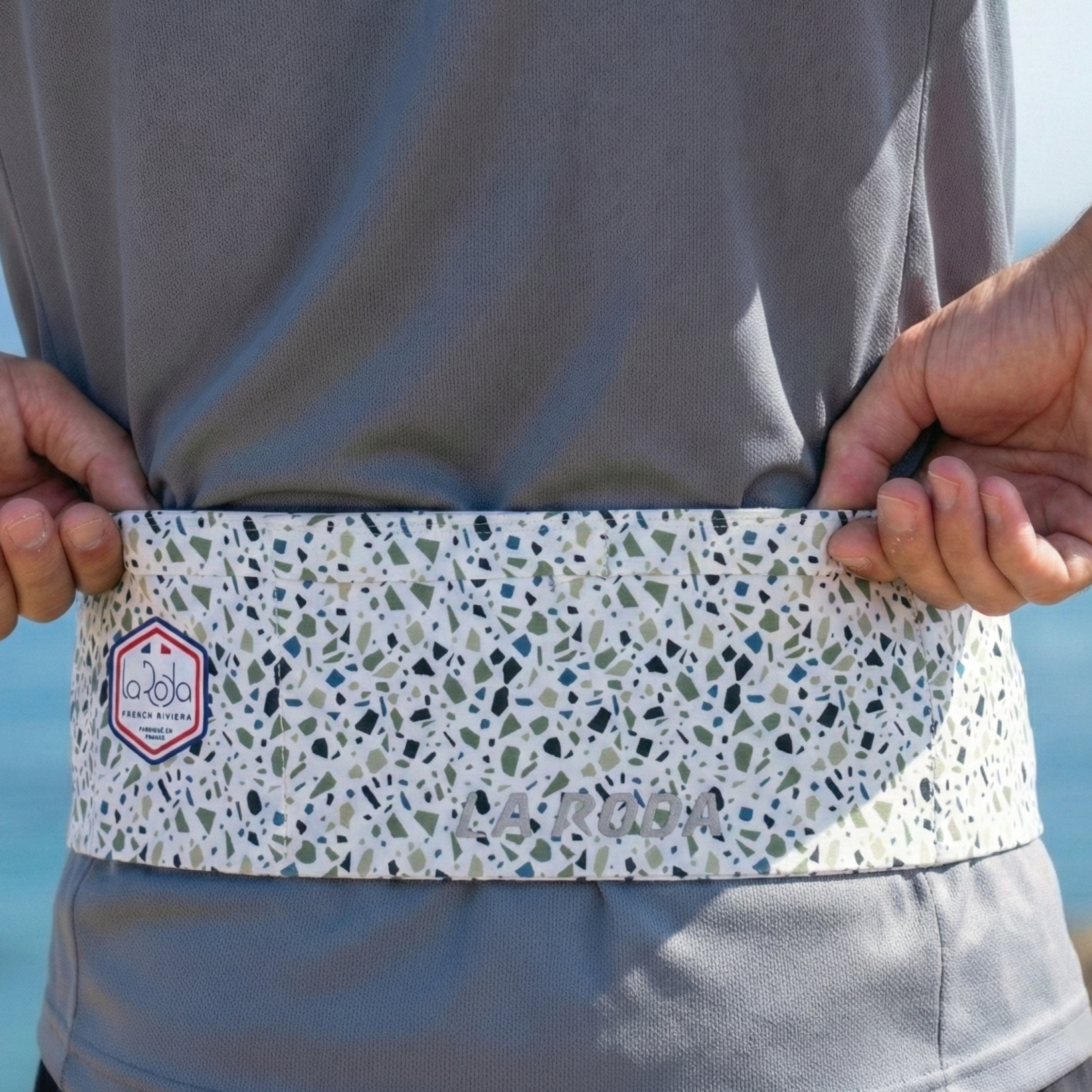 Ceinture running Homme - Vert Olive