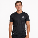 T-SHIRT RUNNING HOMME - RELIEF NOIR