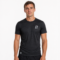 T-SHIRT RUNNING HOMME - RELIEF NOIR