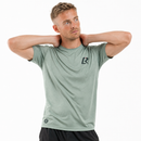 T-SHIRT RUNNING HOMME - RELIEF VERT