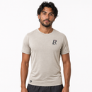T-SHIRT RUNNING HOMME - RELIEF SABLE