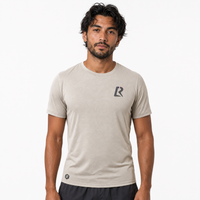 T-SHIRT RUNNING HOMME - RELIEF SABLE