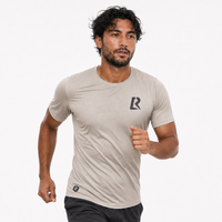 T-SHIRT RUNNING HOMME - RELIEF SABLE