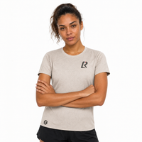 T-SHIRT RUNNING FEMME - RELIEF SABLE