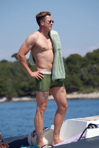 Boxer de natation homme - Réserve - Vert Kaki