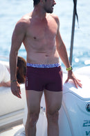 Boxer de natation homme - Réserve - Rouge Bordeaux