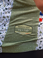 Haut vélo La roda Made in France col de la Madone  vert olive 