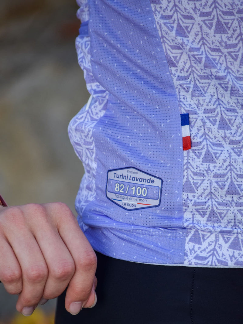 haut vélo la roda fabriqué en france lavande série limité