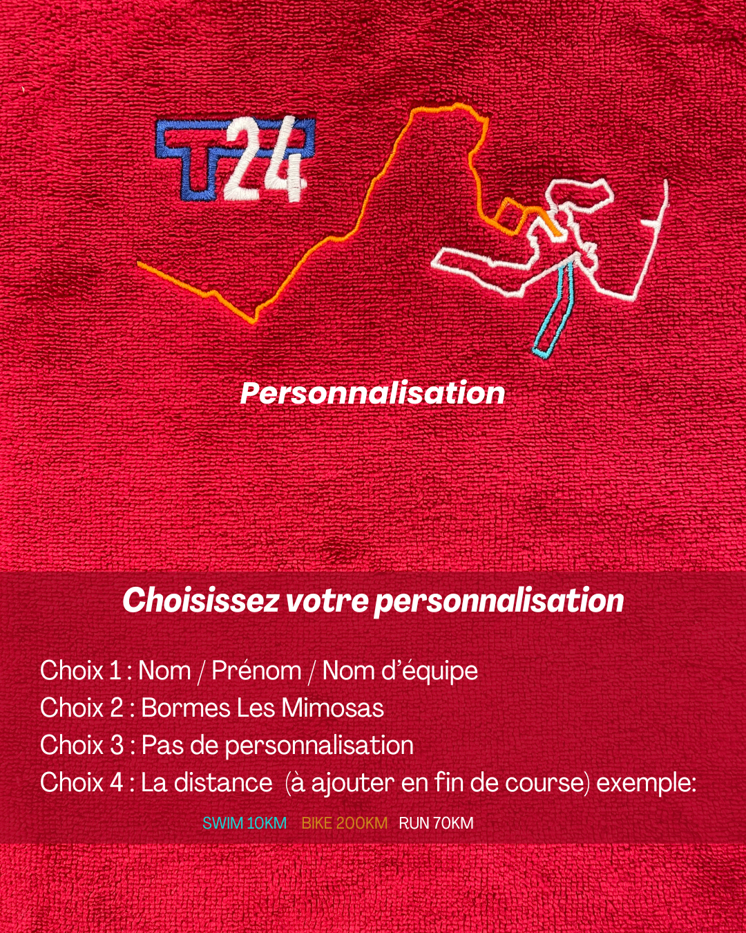 Poncho T24 Rouge