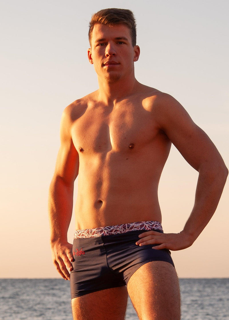 Boxer de natation homme Reserve Bleu Marine La Roda French Riviera