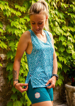 Short femme spécial running bleu la roda